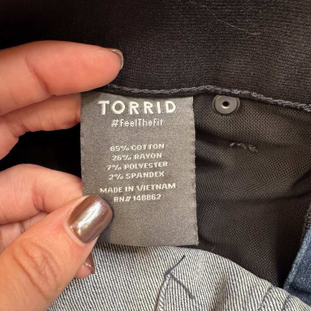 Torrid Jeans Bombshell Skinny Premium Stretch Hi-Rise Denim Med Wash Womens 14 - Picture 8 of 8